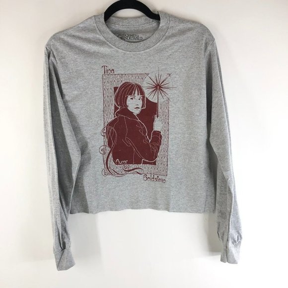 Fantastic Beasts Crimes of Grindelwald Womens Cropped T Shirt Tina Goldstein S - Picture 1 of 3